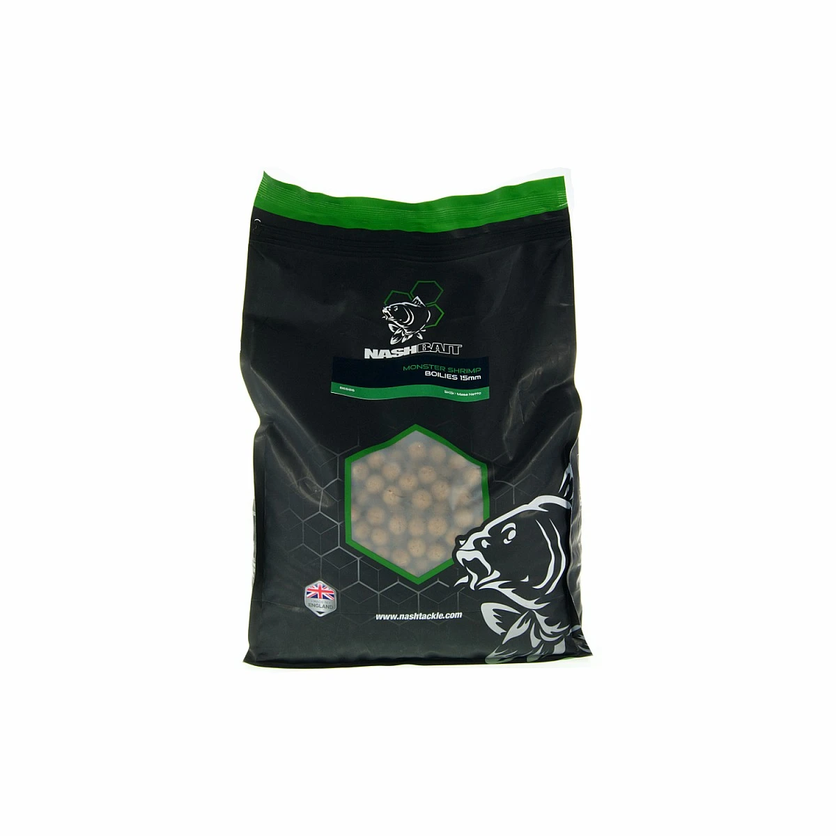 Nash Monster Shrimp Boilies 15mm / 5kgGröße 15mm / 5kg - MPN: B6506 - EAN: 5055108865063