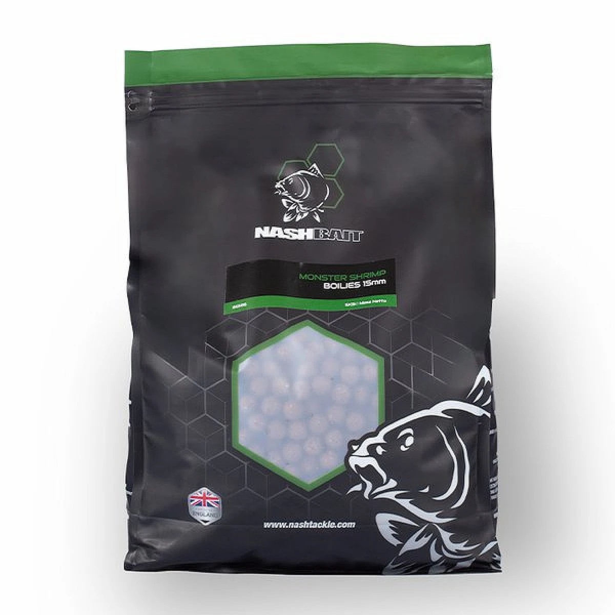 Nash Monster Shrimp Boilies 20mm / 1kgtamaño 20mm / 1kg - MPN: B6502 - EAN: 5055108865025