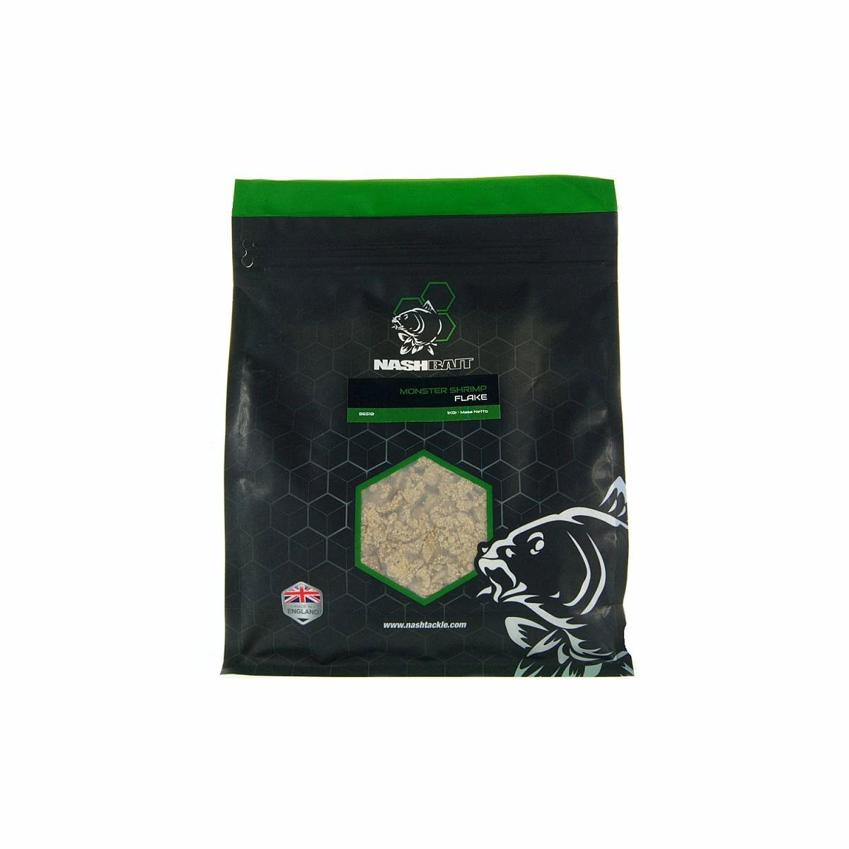 Nash Monster Shrimp Boilies Flake / 1kgtamaño Flake / 1kg - MPN: B6510 - EAN: 5055108865100