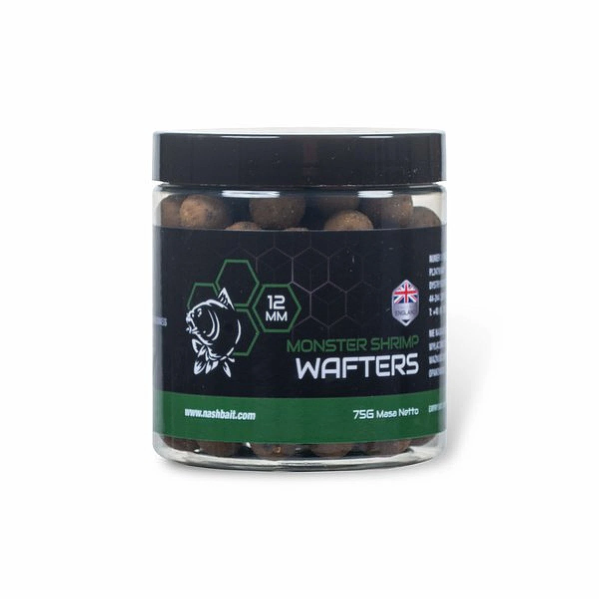 Nash Monster Shrimp Waftersmărimea 12mm / 75g - MPN: B6545 - EAN: 5055108865452