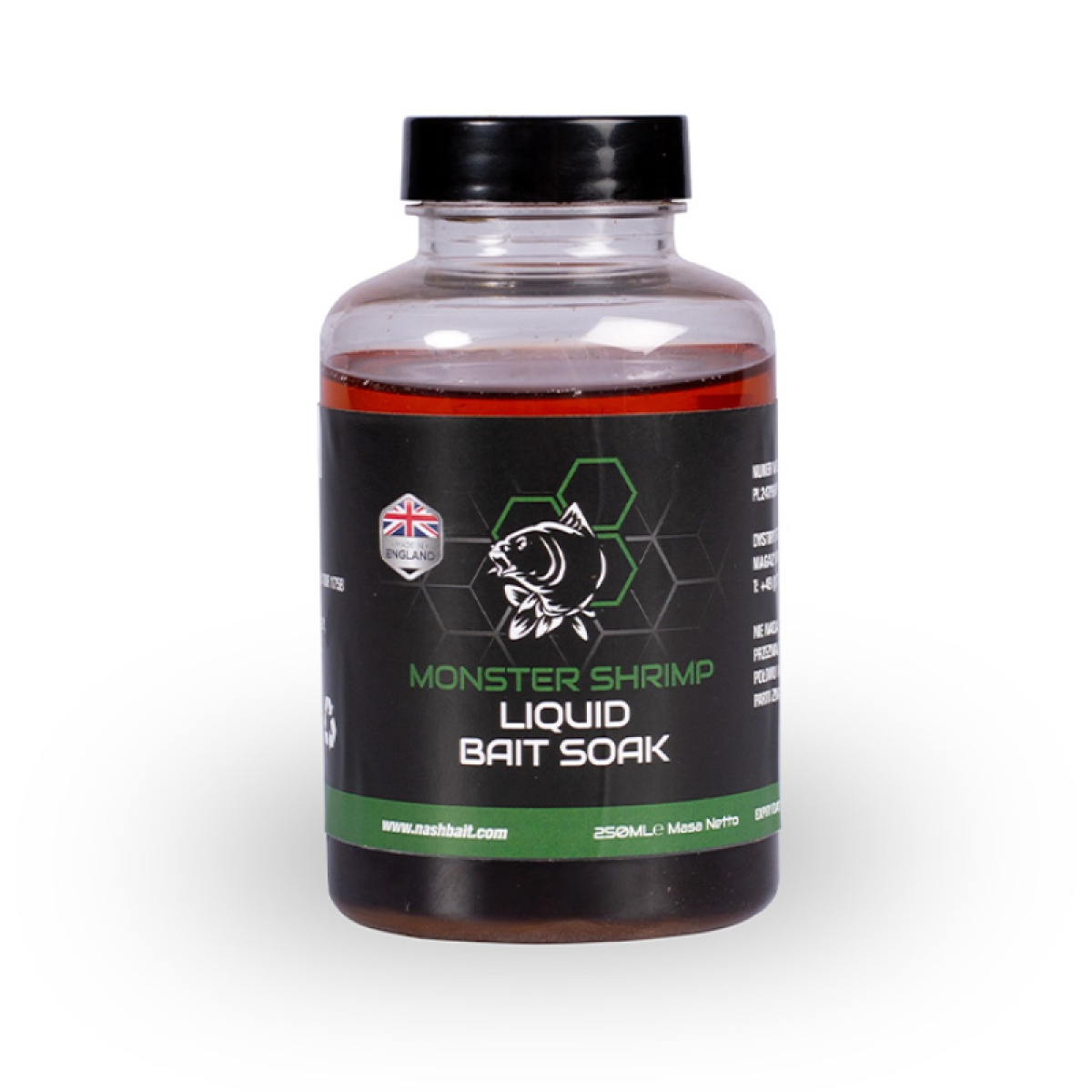 Nash Monster Shrimp Liquid Bait Soakopakowanie 250ml - MPN: B6575 - EAN: 5055108865759