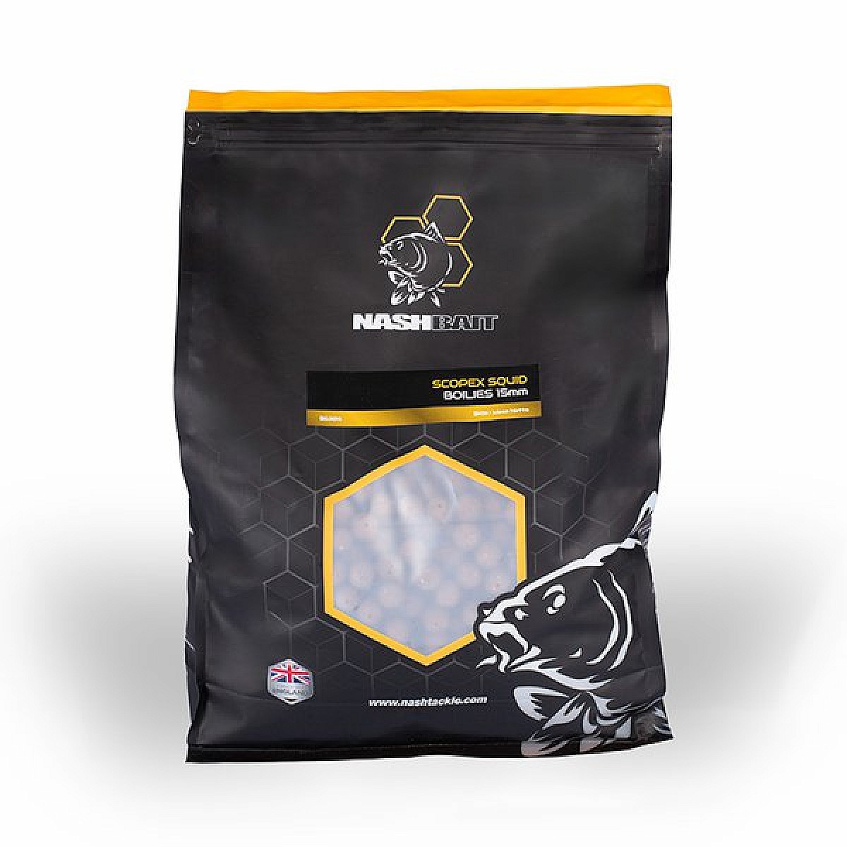 Nash Scopex Squid Boiliesrozmiar 12mm / 1kg - MPN: B6300 - EAN: 5055108863007
