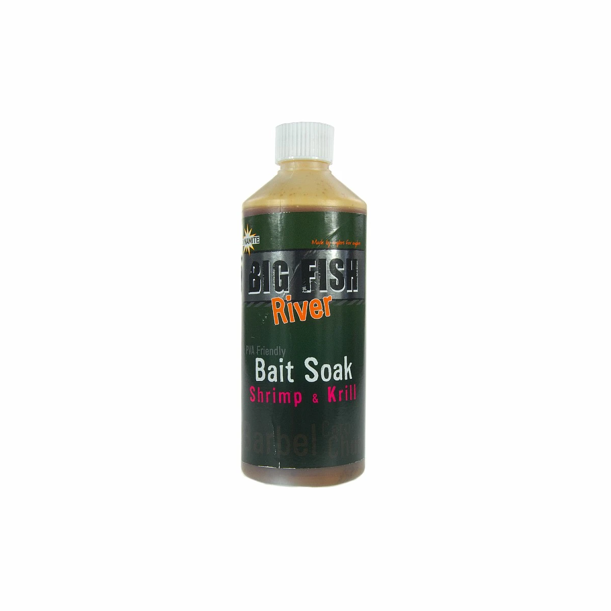 Dynamite Baits Big Fish River Shrimp & Krill Bait Soak ambalaj 500ml - MPN: DY1378 - EAN: 5031745220199
