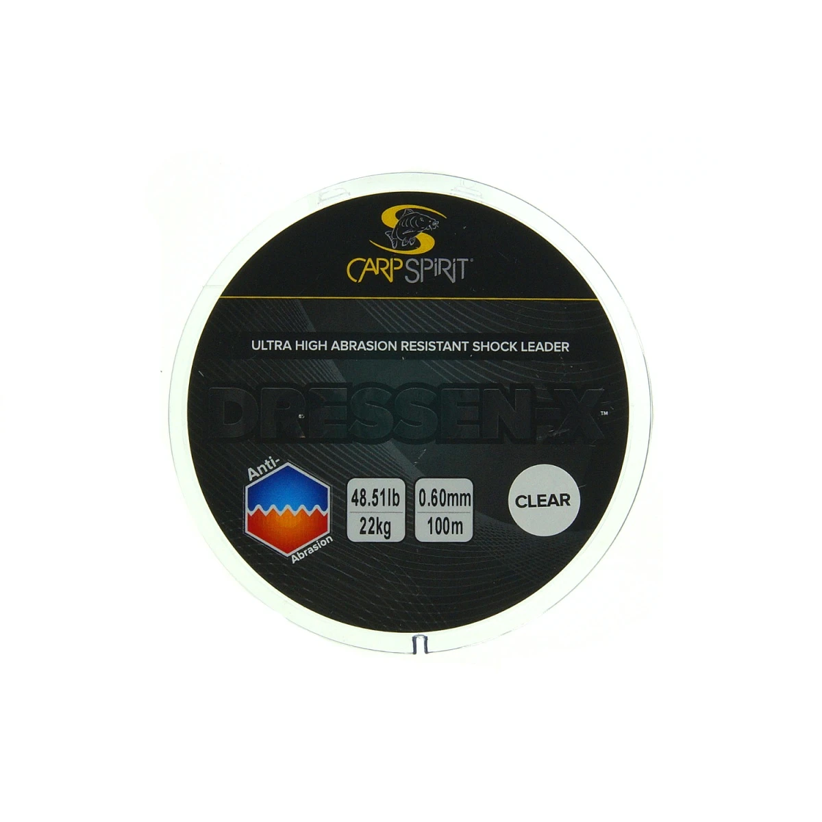 Carp Spirit Dressen-X Clear Shockleaderdiametru 0.60mm (48.5lb) / 100m - MPN: ACS470090 - EAN: 3422993064505