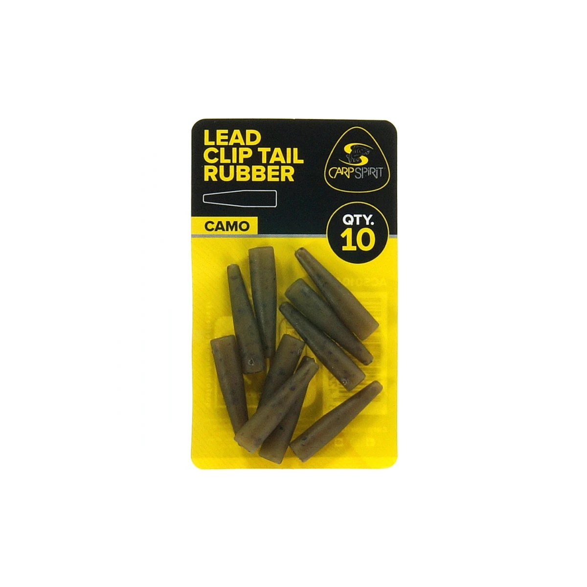 Carp Spirit Lead Clip Tail Rubbers CAMOpakavimas 10pcs - MPN: ACS010412 - EAN: 3422993064628