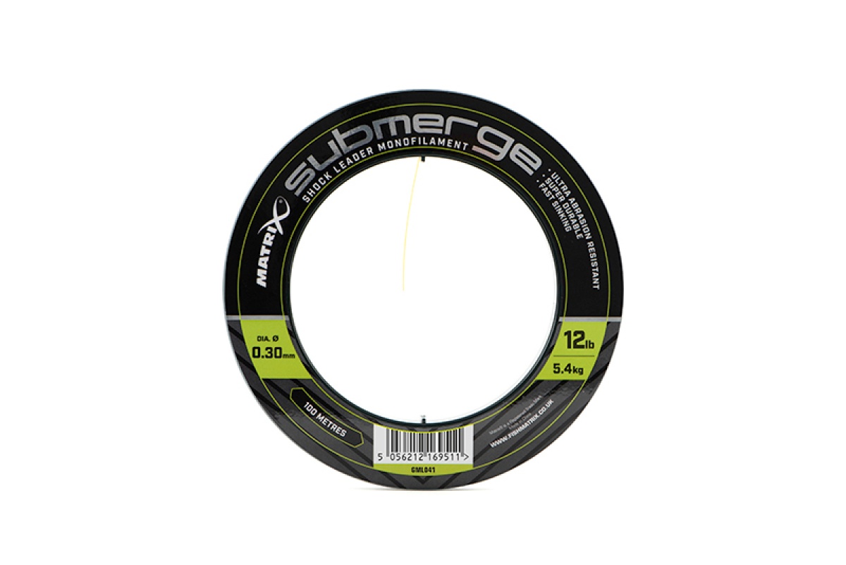 Matrix Submerge Shock Leader - 100mrodzaj 0.30mm/12lb/5.4kg - MPN: GML041 - EAN: 5056212169511