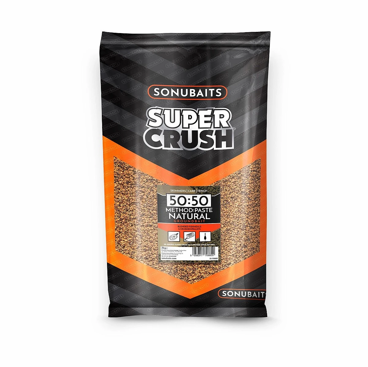 Sonubaits 50:50 Method & Paste Naturalemballage 2kg - MPN: S1770009 - EAN: 5056317708820