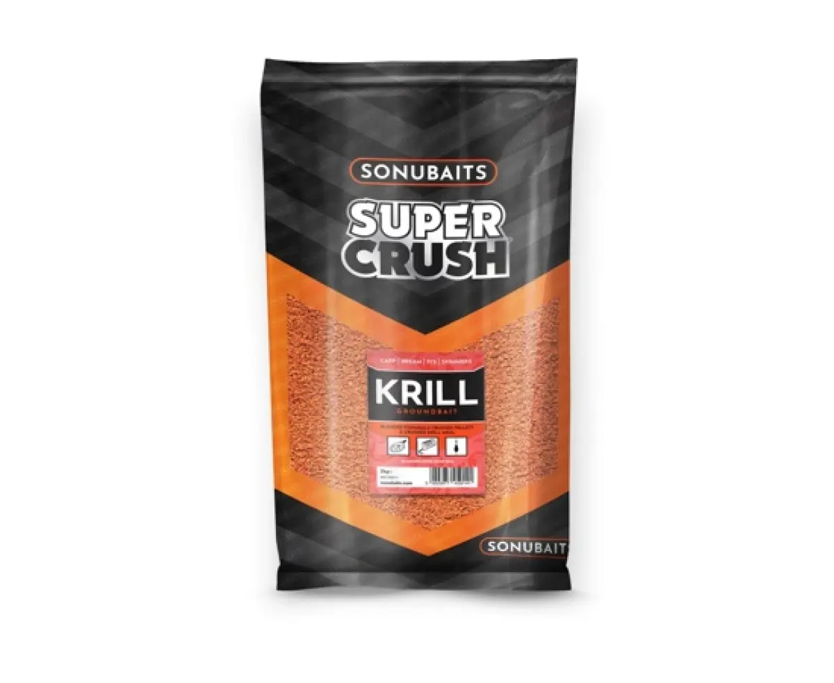 Sonubaits Supercrush Groundbait - Krillembalaje 2kg - MPN: S1770011 - EAN: 5056317708844