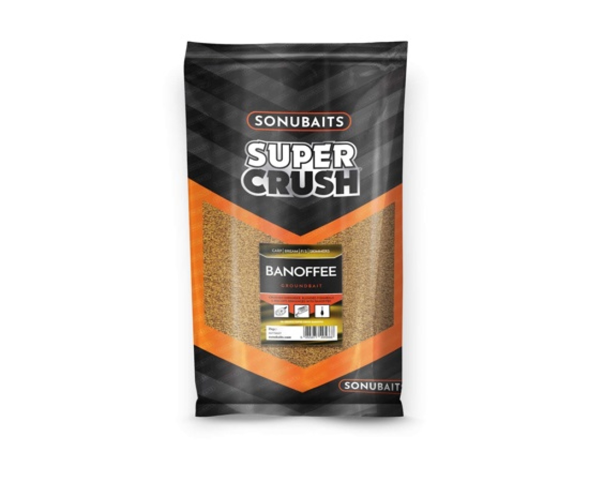 Sonubaits Supercrush Groundbait - Banoffeeopakowanie 2kg - MPN: S1770037 - EAN: 5056317709100