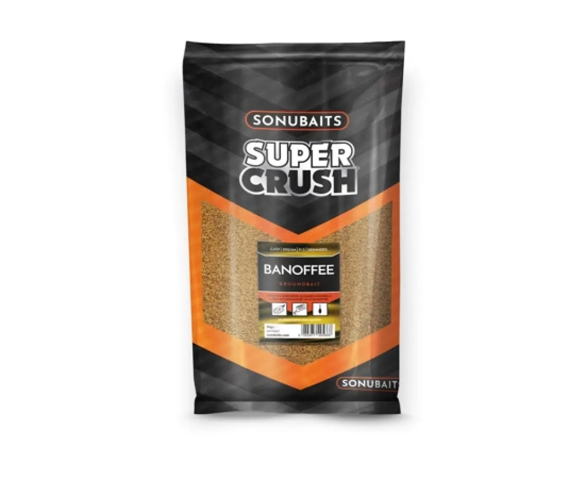 Sonubaits Supercrush Groundbait - Banoffeepakavimas 2 kg - MPN: S1770037 - EAN: 5056317709100