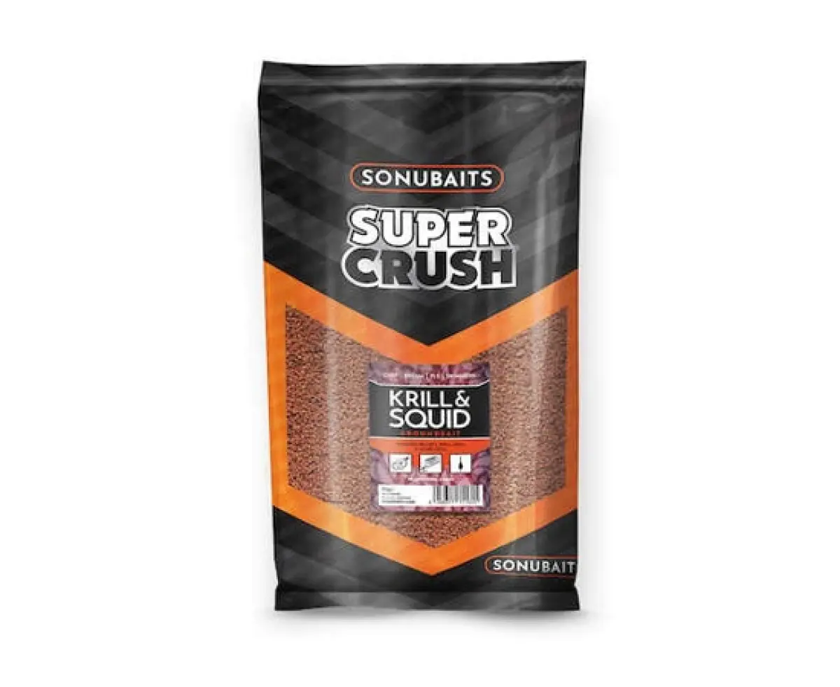 Sonubaits Supercrush Groundbait - Krill & Squidambalaj 2kg - MPN: S1770040 - EAN: 5056317711615