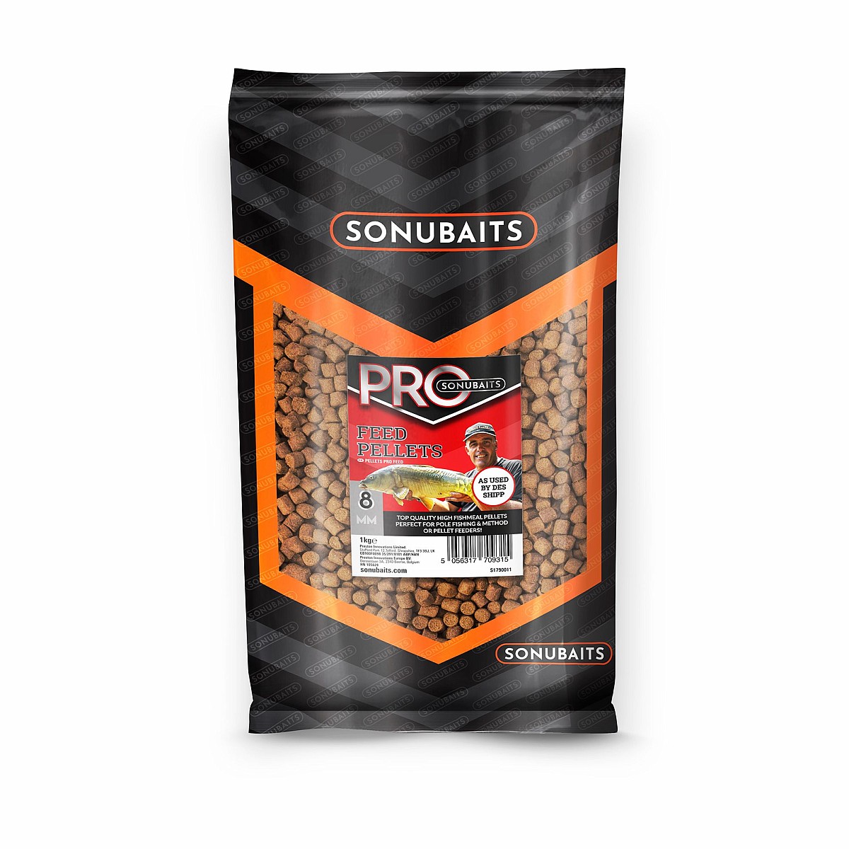 Sonubaits Pro Feed Pelletsambalaj 8mm / 1kg - MPN: S1790011 - EAN: 5056317709315