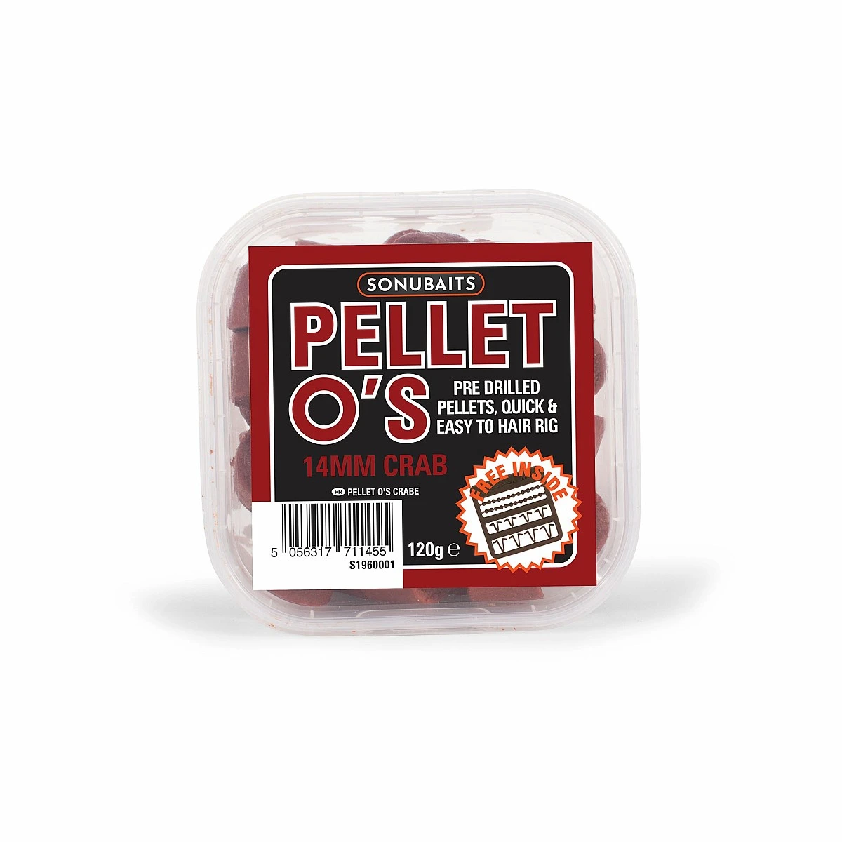 Sonubaits Pellet O'S - Crabmisurare 14mm - MPN: S1960001 - EAN: 5056317711455