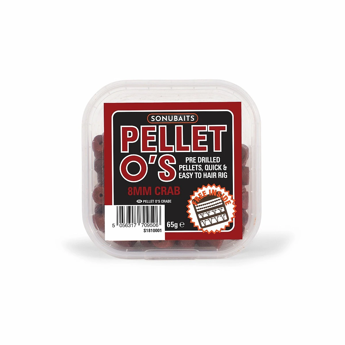 Sonubaits Pellet O'S - Crabmisurare 8mm - MPN: S1810001 - EAN: 5056317709506