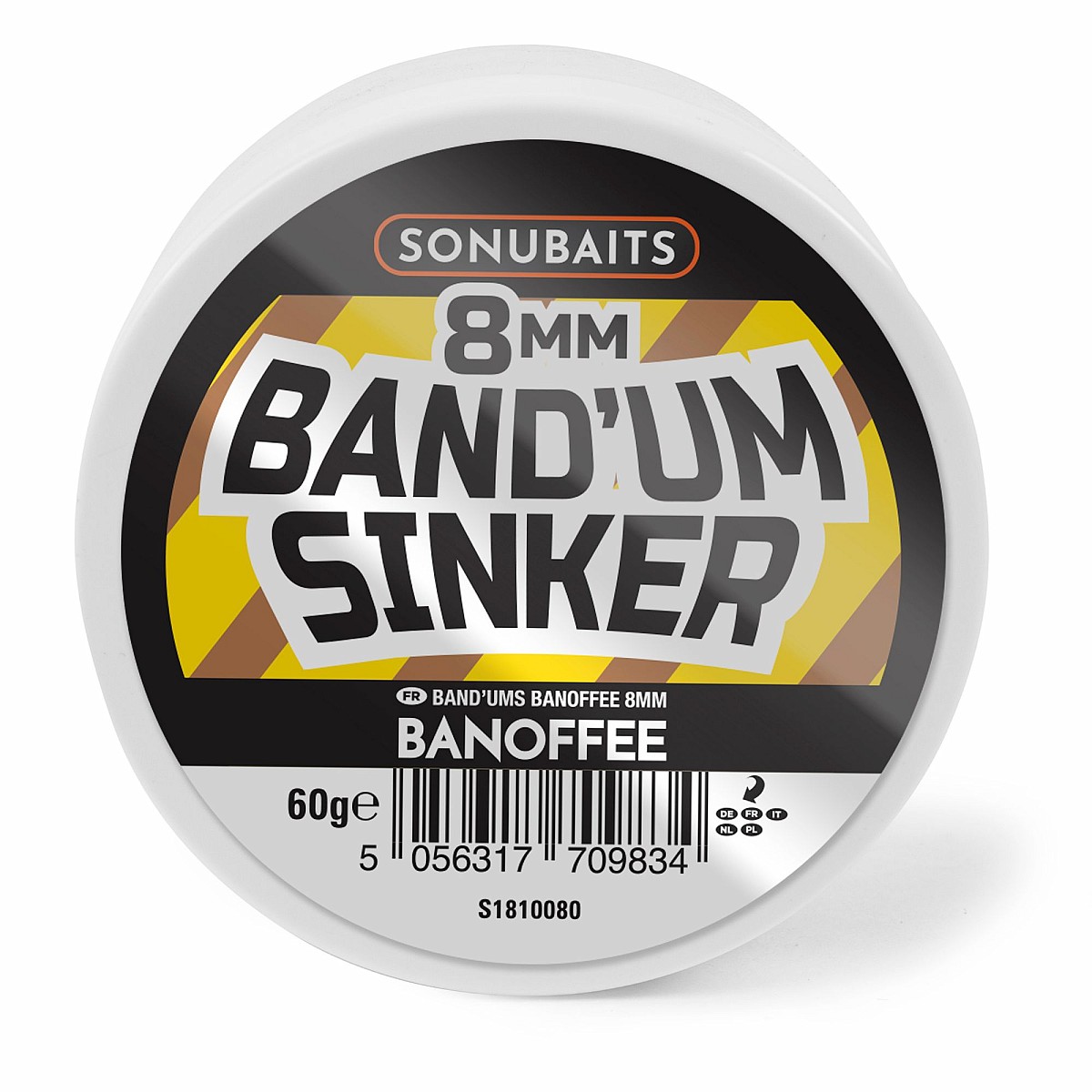 Sonubaits Band'um Sinker - Banoffeemărimea 8mm - MPN: S1810080 - EAN: 5056317709834
