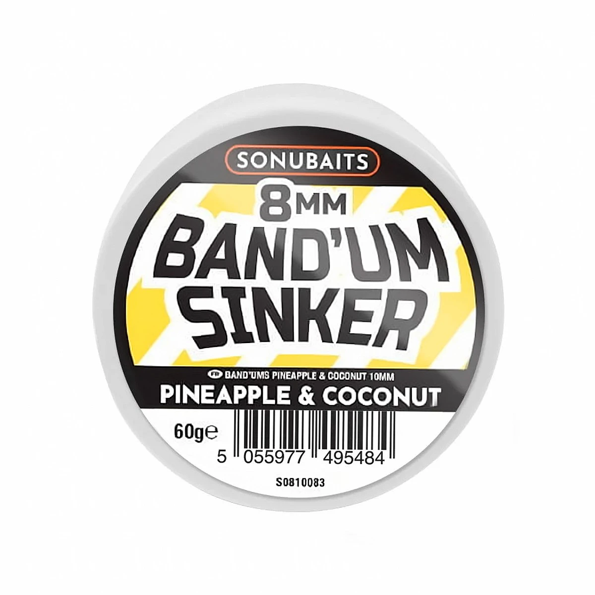 Sonubaits Band'um Sinker - Pineapple & Coconutmărimea 8mm - MPN: S1810083 - EAN: 5056317709865