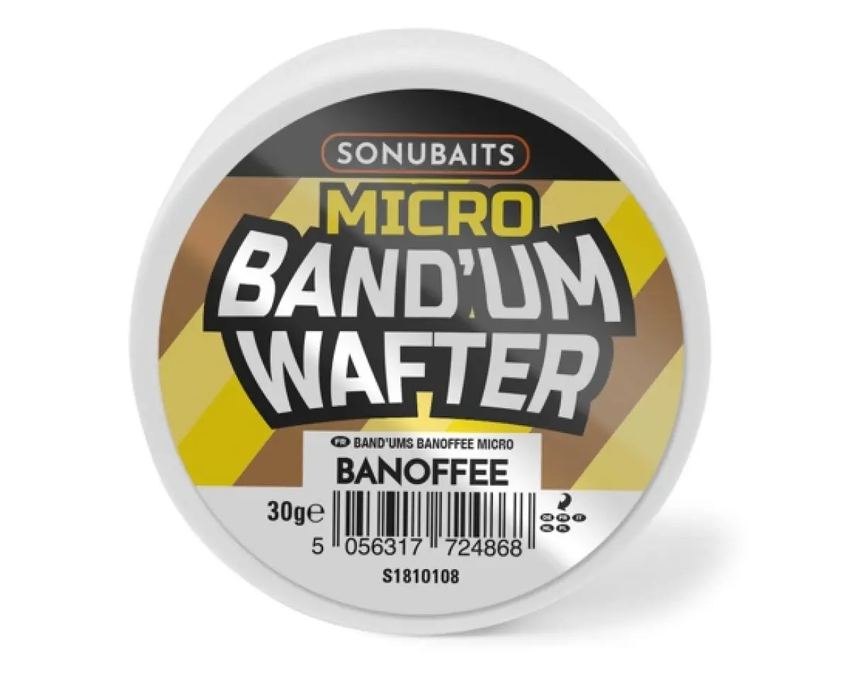 Sonubaits Micro Bandum Wafters - Banoffeerozmiar Micro (4.5mm) - MPN: S1810108 - EAN: 5056317724868