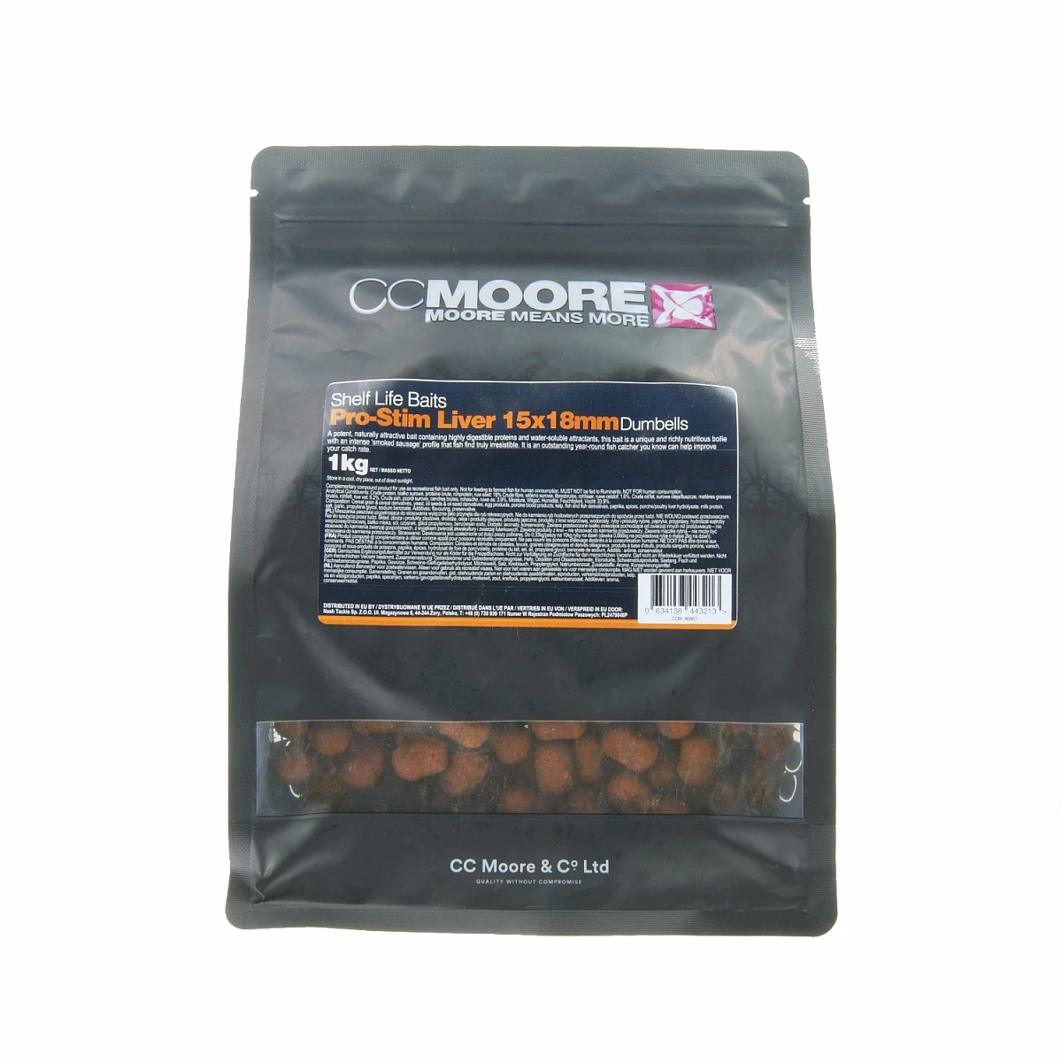 CCMoore Pro-Stim Liver Dumbells - 1kgрозмір 15x18mm/1kg - MPN: 90887 - EAN: 634158443213