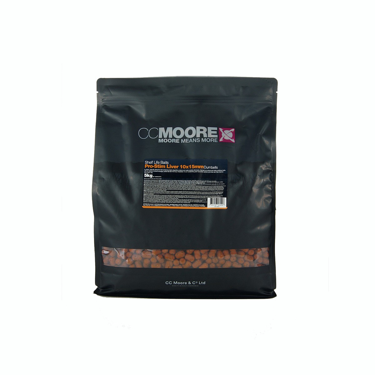 CCMoore Pro-Stim Liver Dumbells - 5kg rozmiar 10x15mm/5kg - MPN: 90883 - EAN: 634158443206