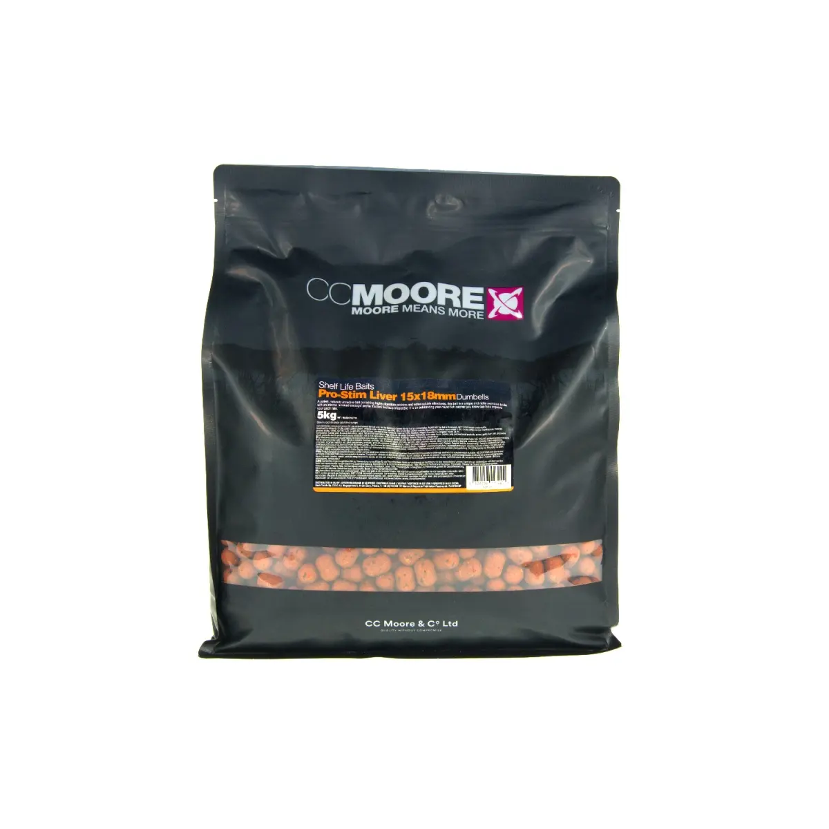 CCMoore Pro-Stim Liver Dumbells - 5kg mărimea 15x18mm/5kg - MPN: 90889 - EAN: 634158443220