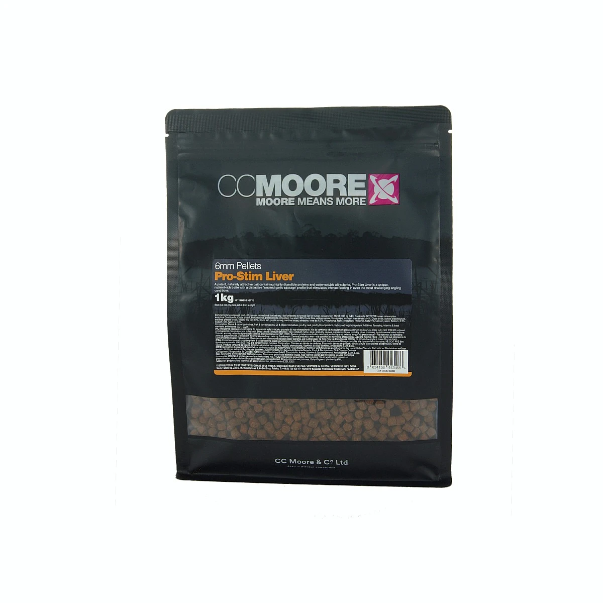 CcMoore Pro-Stim Liver Pelletsdydis 6mm/1kg - MPN: 90900 - EAN: 634158443466