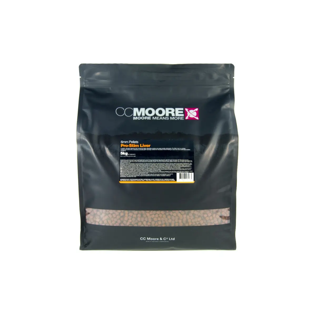 CcMoore Pro-Stim Liver Pelletsdydis 6mm/5kg - MPN: 90902 - EAN: 634158443473