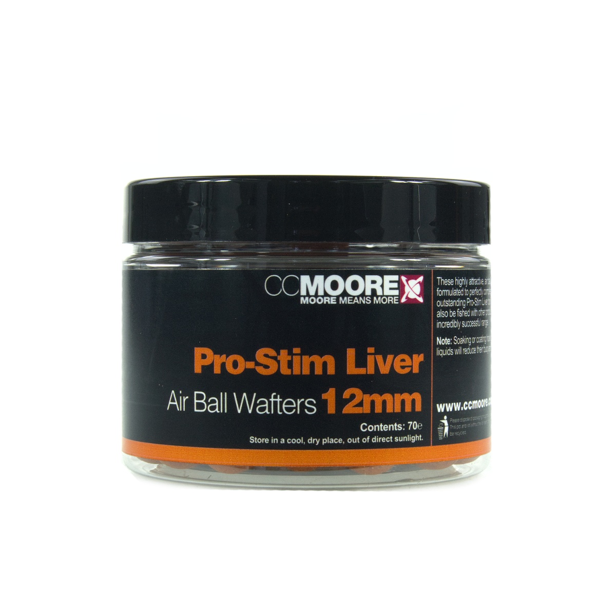 CCMoore Pro-Stim Liver Air Ball Waftersrozmiar 12mm - MPN: 90602 - EAN: 634158437168