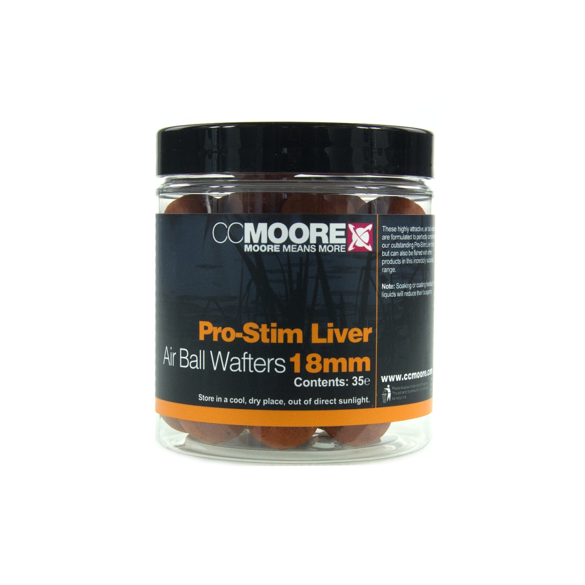 CCMoore Pro-Stim Liver Air Ball Waftersrozmiar 18mm - MPN: 90604 - EAN: 634158434198