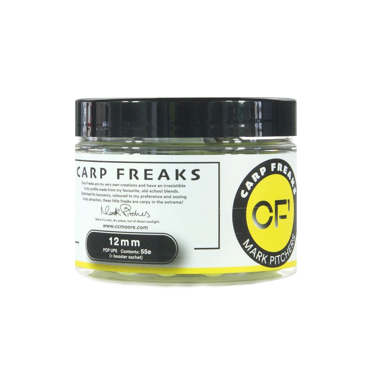 CcMoore Carp Freaks Pop Ups - Yellowrozmiar 12mm - MPN: 90458 - EAN: 634158437687