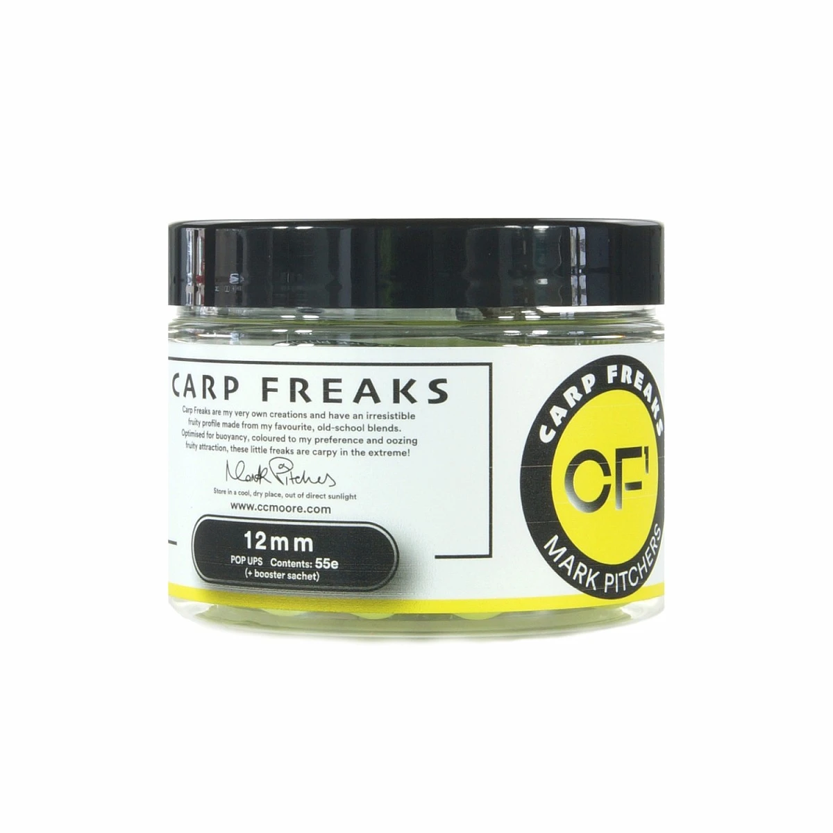 CcMoore Carp Freaks Pop Ups - Yellowmărimea 12mm - MPN: 90458 - EAN: 634158437687