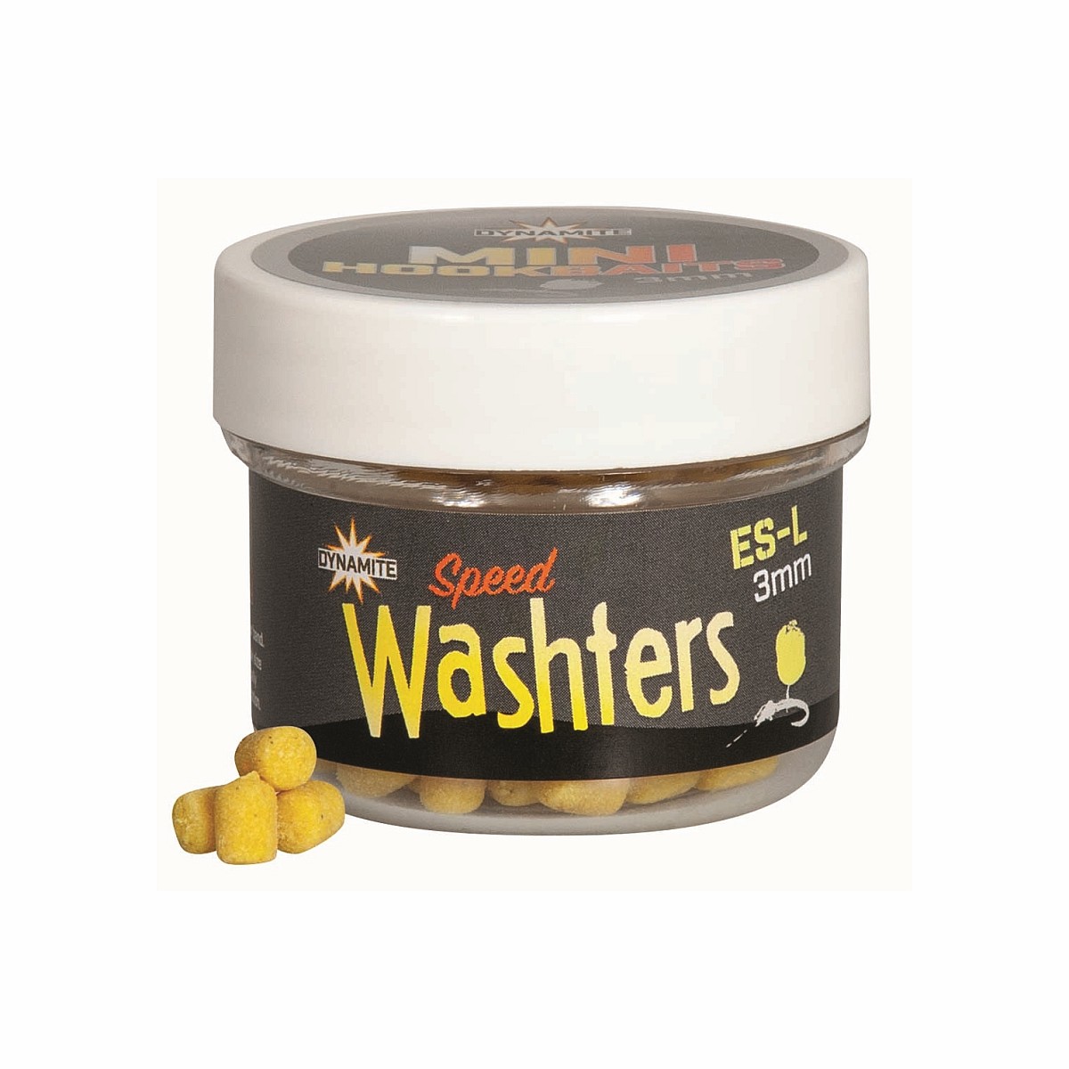 DynamiteBaits Speed Washters Yellow ES-Lrozmiar 3mm - MPN: DY1557 - EAN: 5031745227525