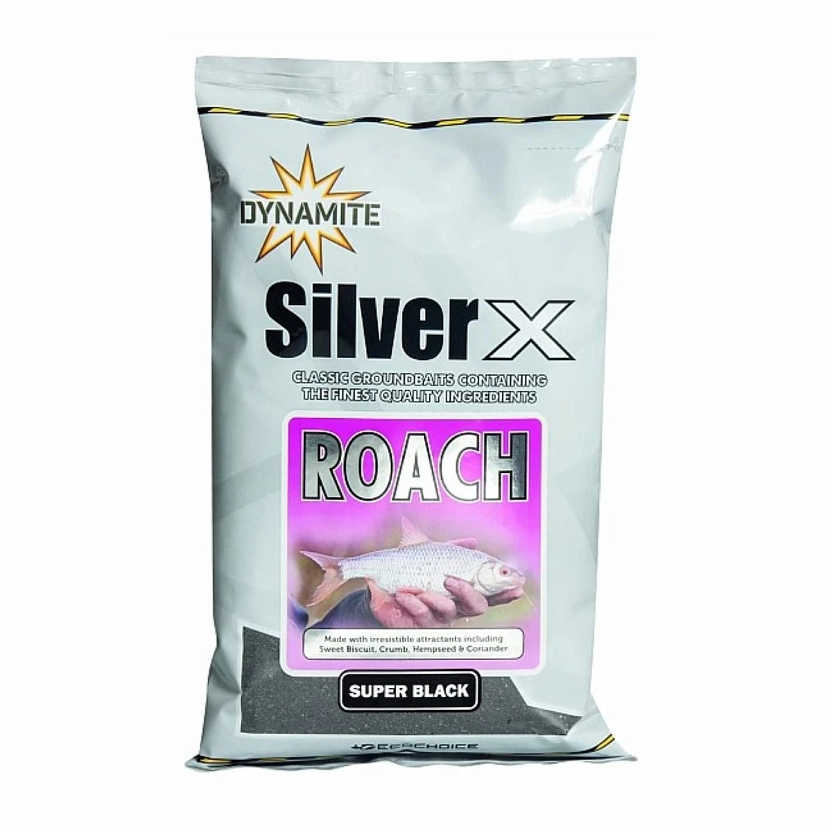 DynamiteBaits Silver X Roach Super Black Groundbaitconfezione 900g - MPN: SX506 - EAN: 5031745105571
