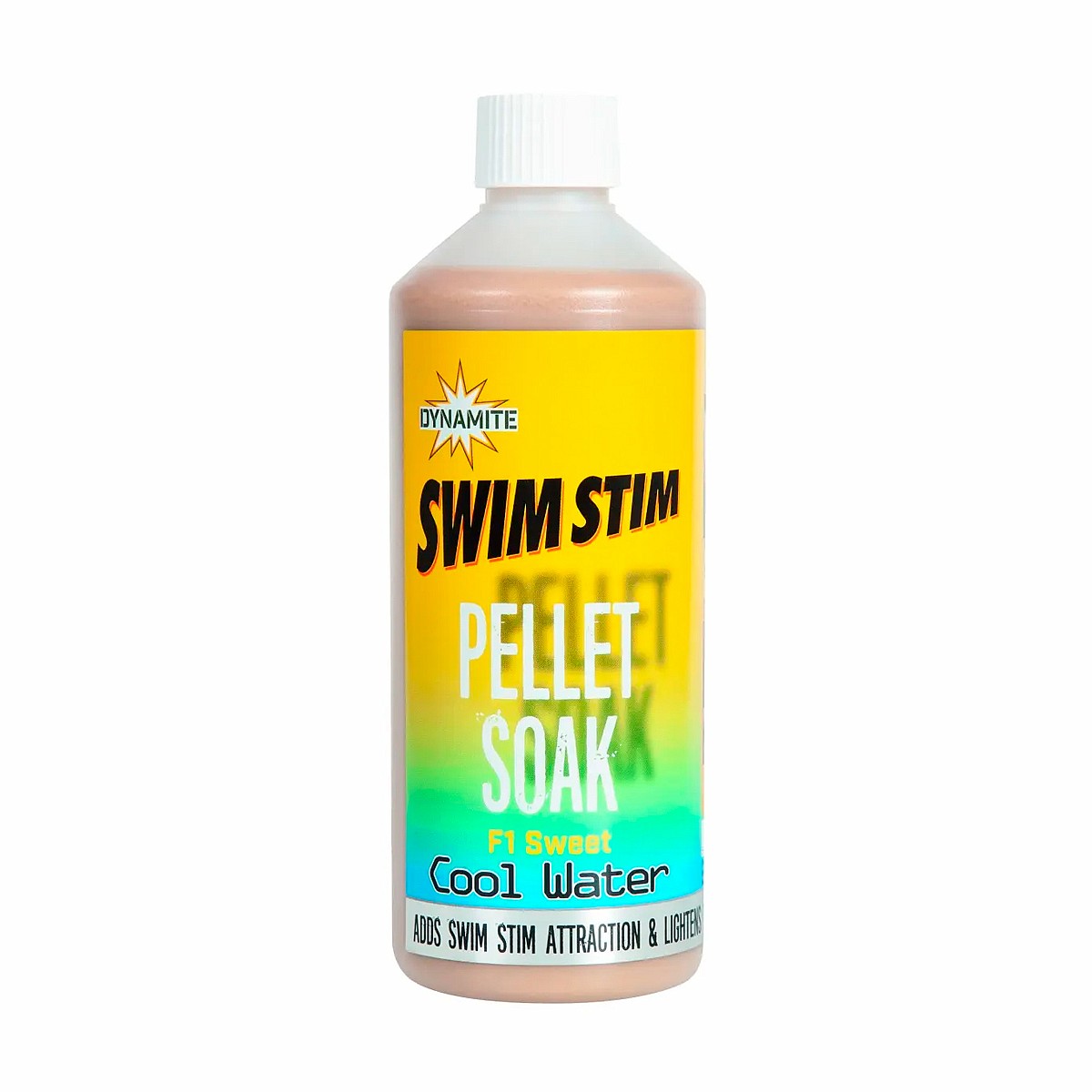 DynamiteBaits Swim Stim F1 Sweet Cool Water Pellet Soak opakowanie 500ml - MPN: DY1424 - EAN: 5031745220717