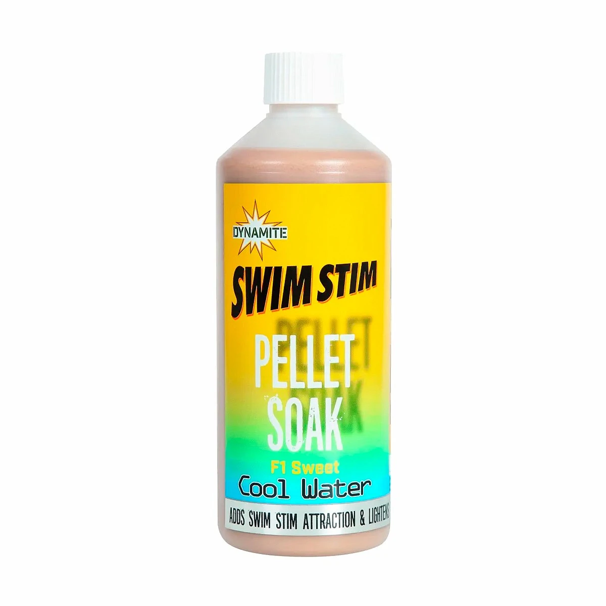 DynamiteBaits Swim Stim F1 Sweet Cool Water Pellet Soak opakowanie 500ml - MPN: DY1424 - EAN: 5031745220717