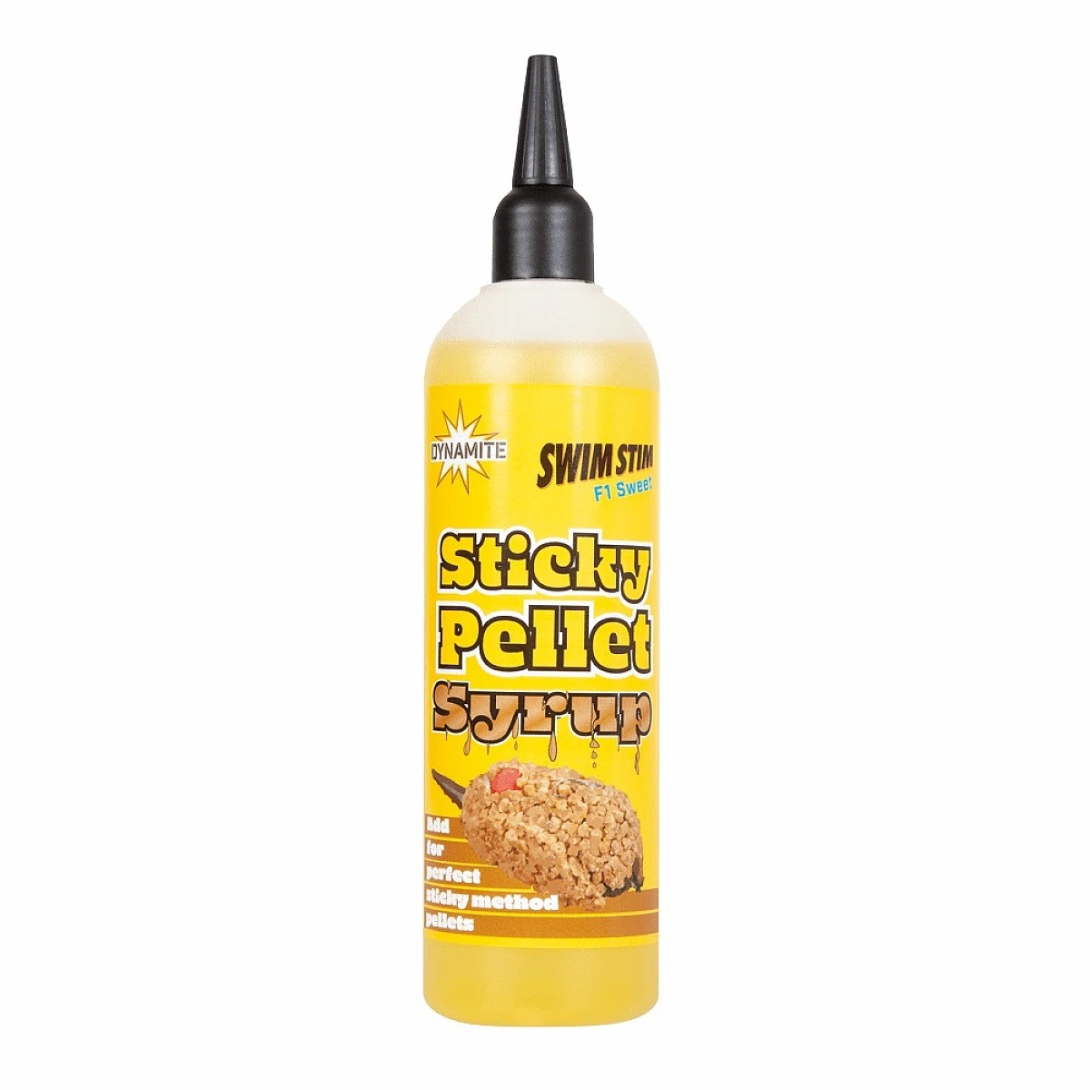DynamiteBaits Swim Stim F1 Sweet Sticky Pellet Syrupemballage 300ml - MPN: DY1495 - EAN: 5031745223268
