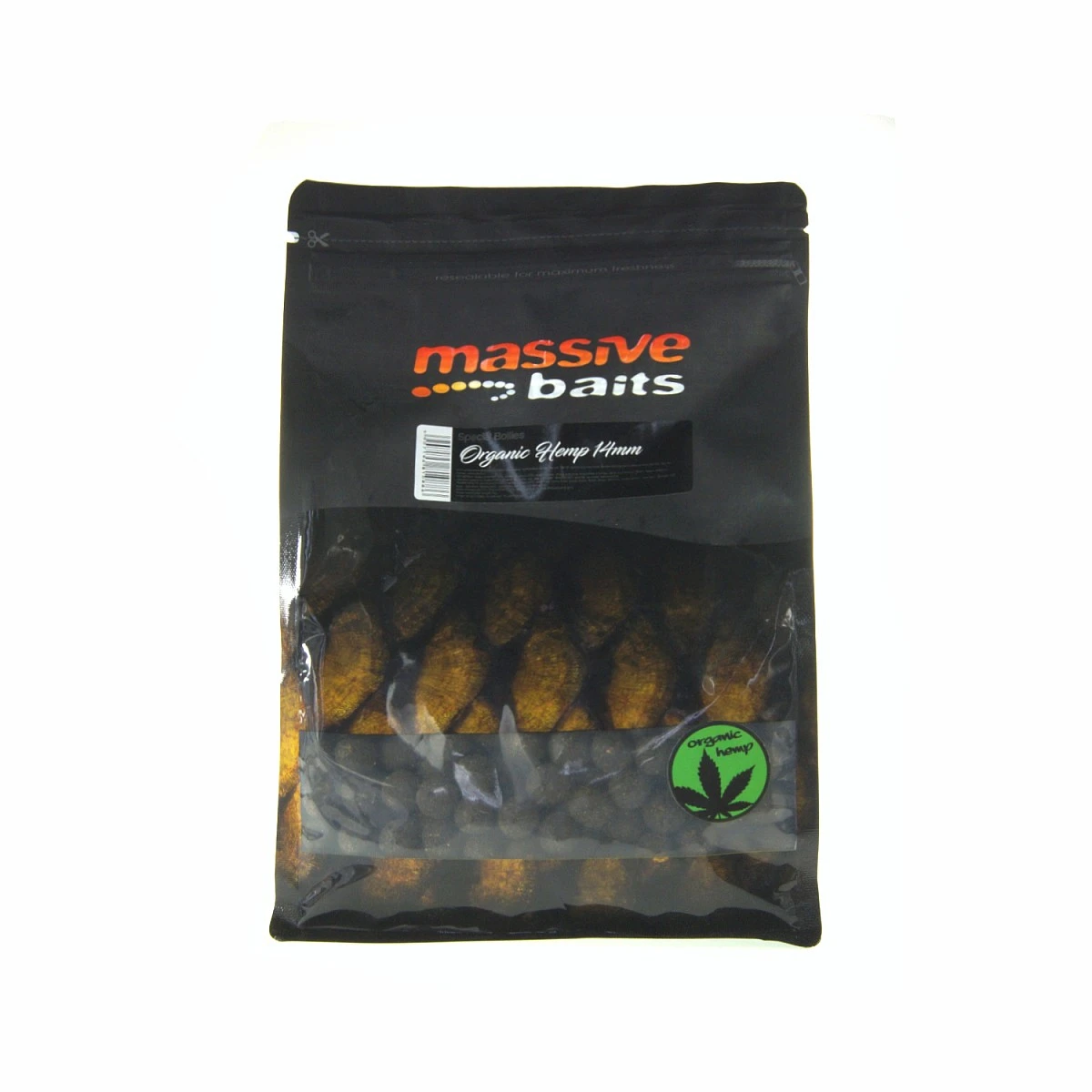 Massive Baits Top Shelf Boilies - Organic Hempambalaj 14mm / 1kg - MPN: TS073 - EAN: 5907196810886
