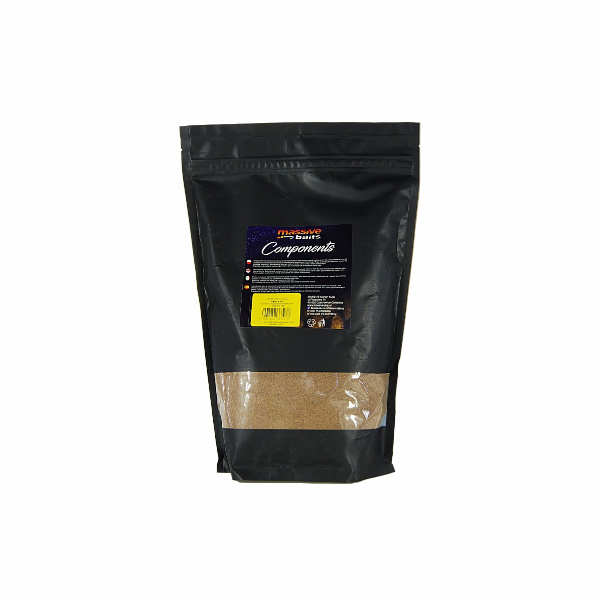 MassiveBaits - Mąka z Lnuopakowanie 1kg - MPN: KP212 - EAN: 5901912663978