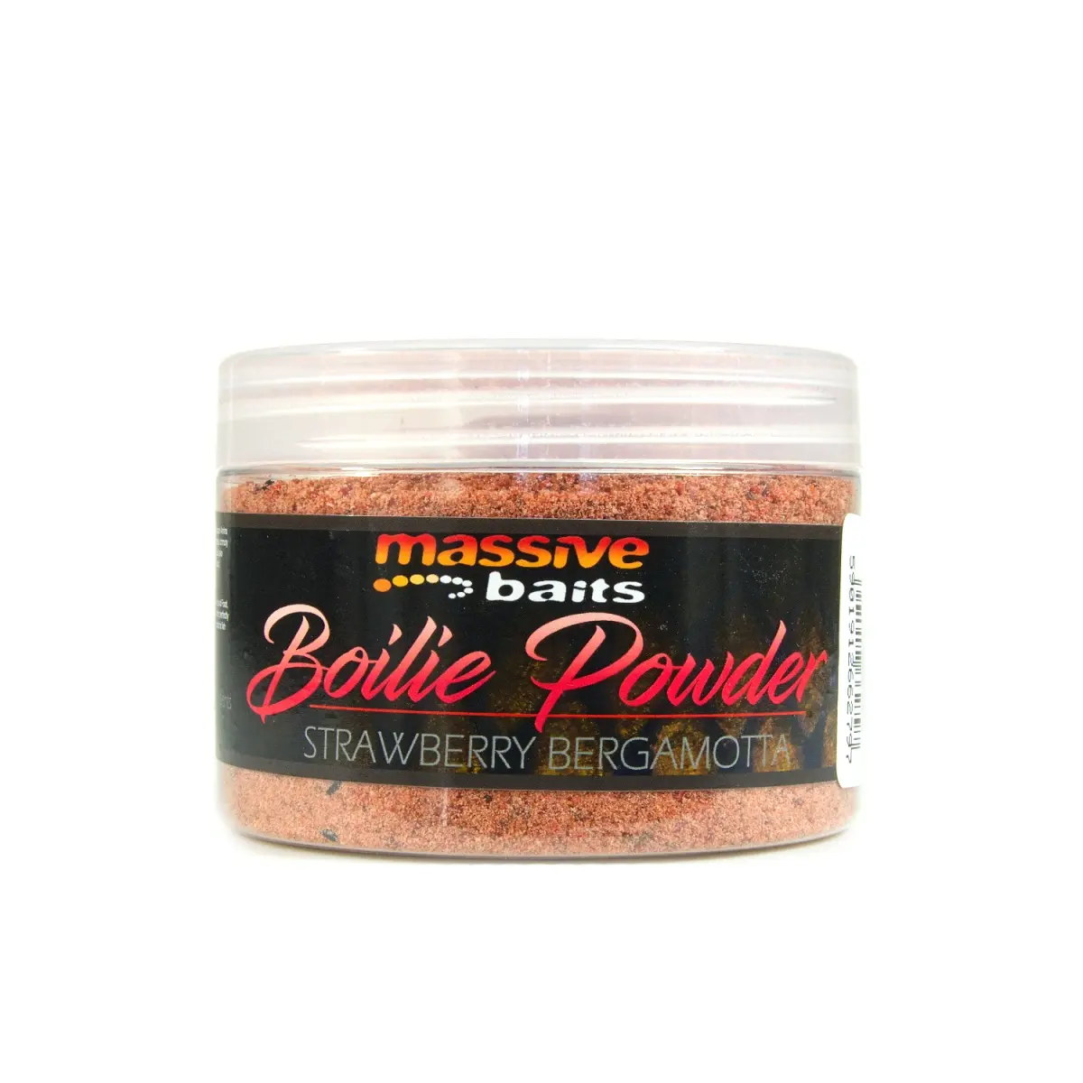 MassiveBaits Boilie Powder - Strawberry Bergamottaambalaj 150g - MPN: BPO006 - EAN: 5901912662797