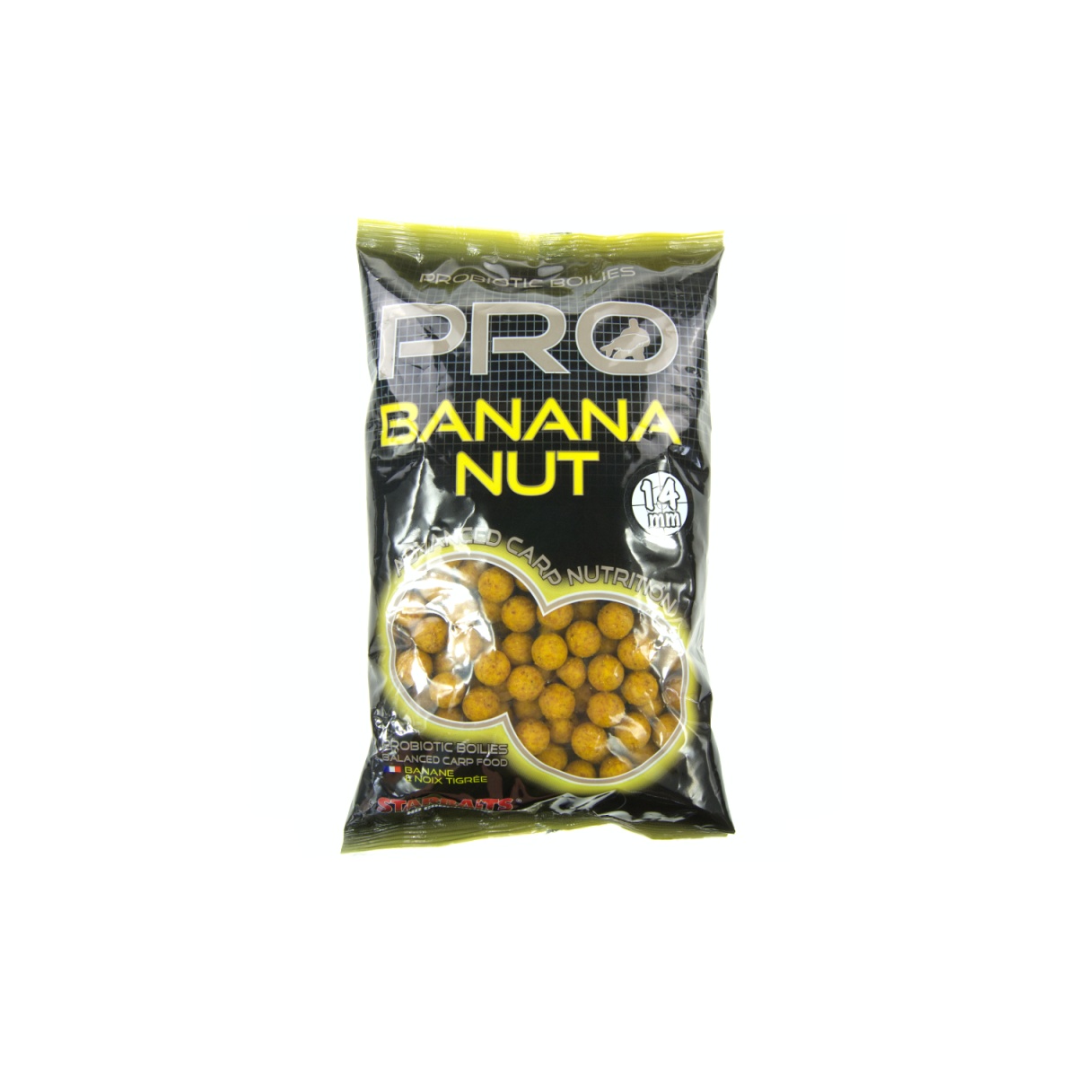 Starbaits Probiotic Banana Nut Boiliesrozmiar 14 mm /0,8kg - MPN: 64067 - EAN: 3297830640675