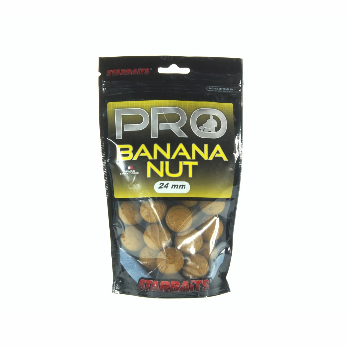 Starbaits Probiotic Banana Nut Boiliesvelikost 24 mm / 0,2kg - MPN: 63084 - EAN: 3297830630843