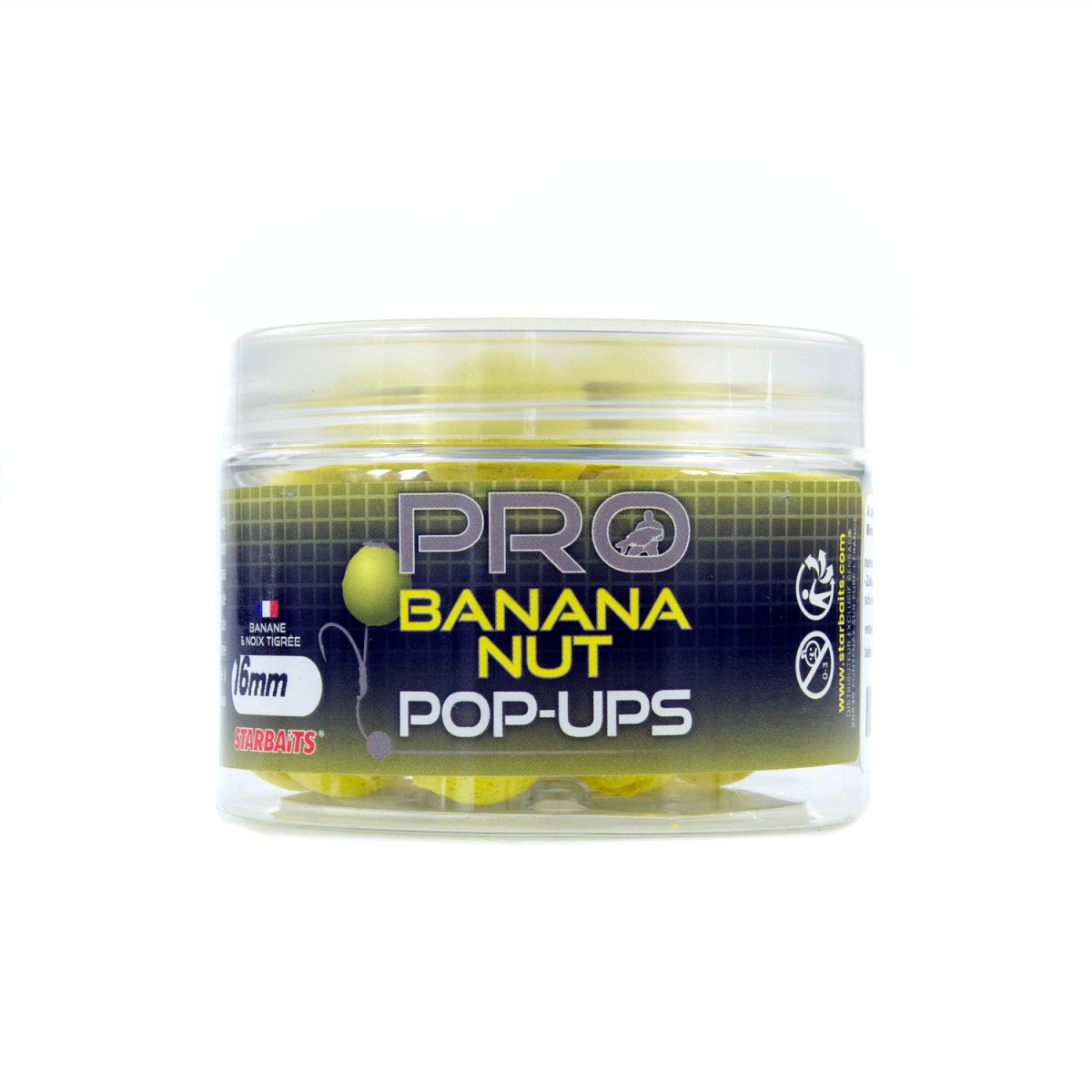 Starbaits Probiotic Banana Nut Pop-Uprozmiar 16mm/50g - MPN: 84388 - EAN: 3297830843885