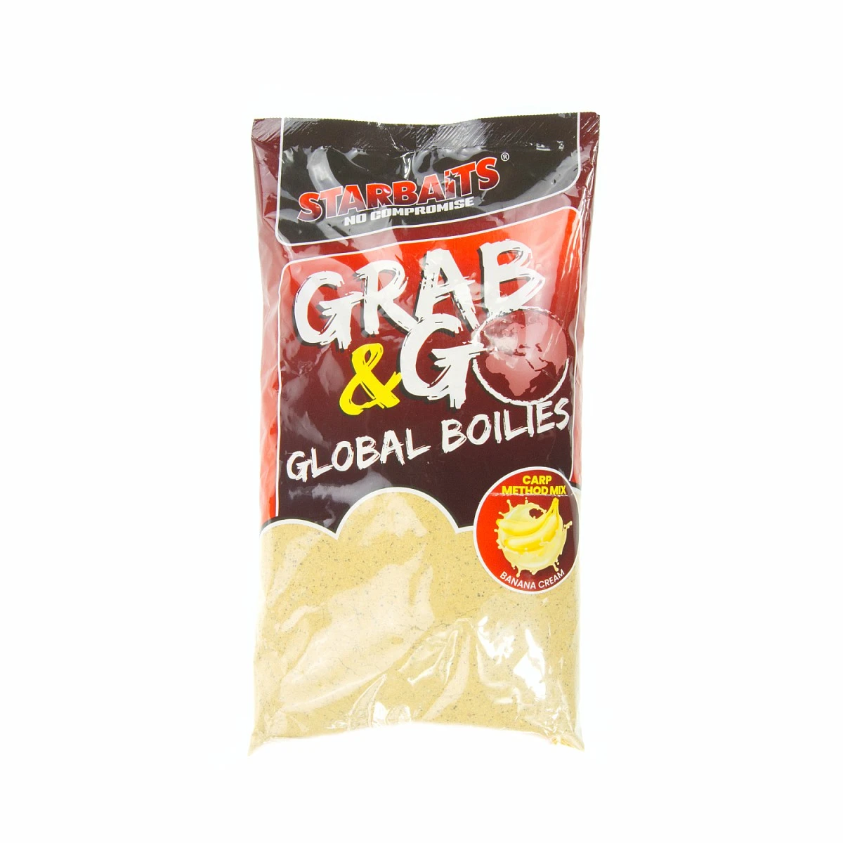 Starbaits Grab&Go Global Banana Cream Method Groundbait emballage 1,8kg - MPN: 61724 - EAN: 3297830617240
