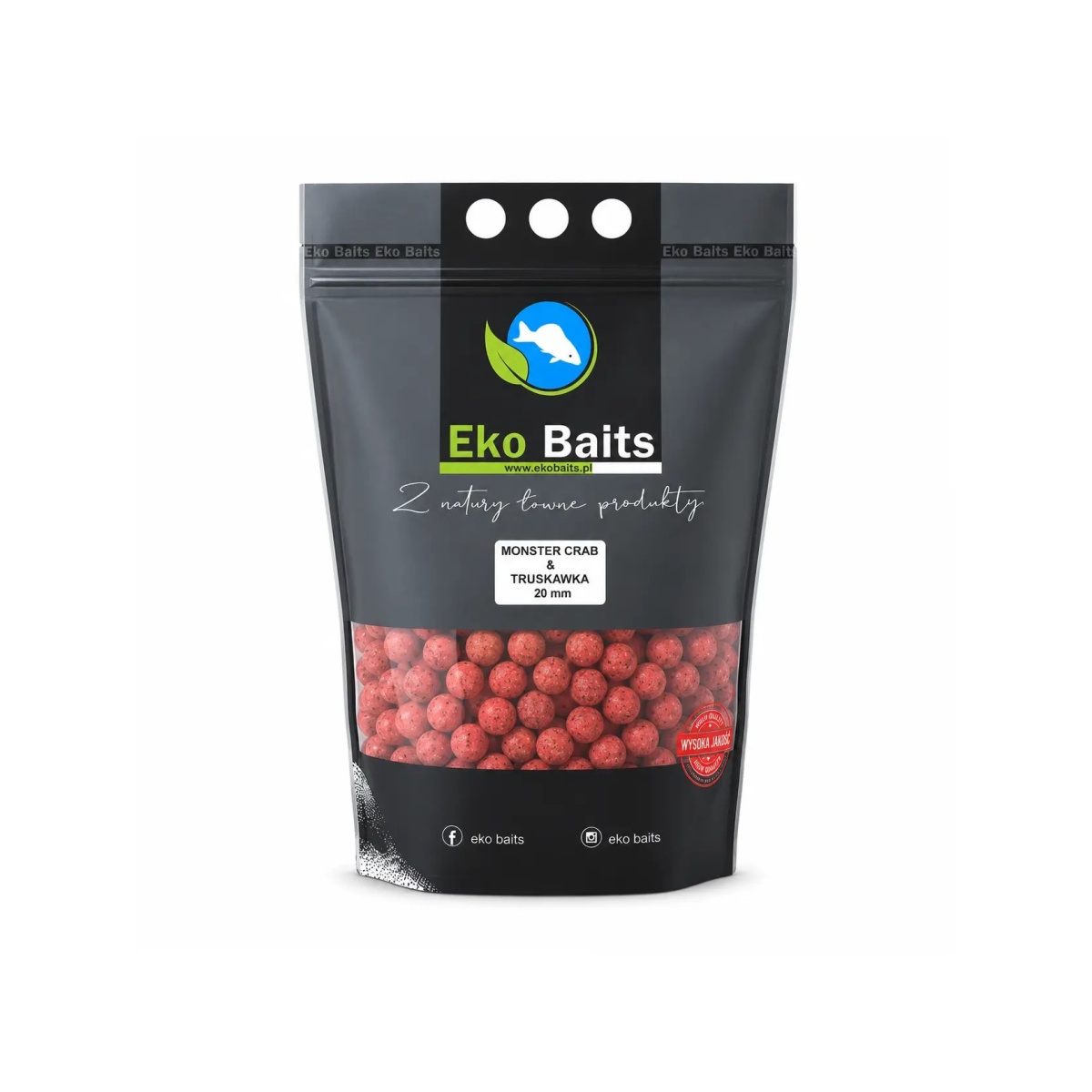 Eko Baits Economy Boilies - Monster Crab Fresatamaño 20mm / 3.5kg - EAN: 5905562314129