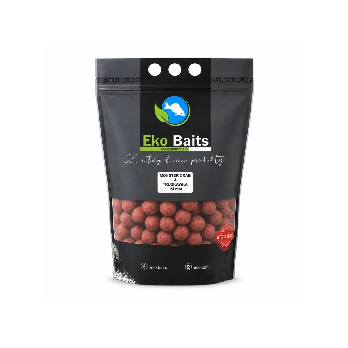 Eko Baits Economy Boilies - Monster Crab Căpșunimărimea 24mm / 3.5kg - EAN: 5905562314136