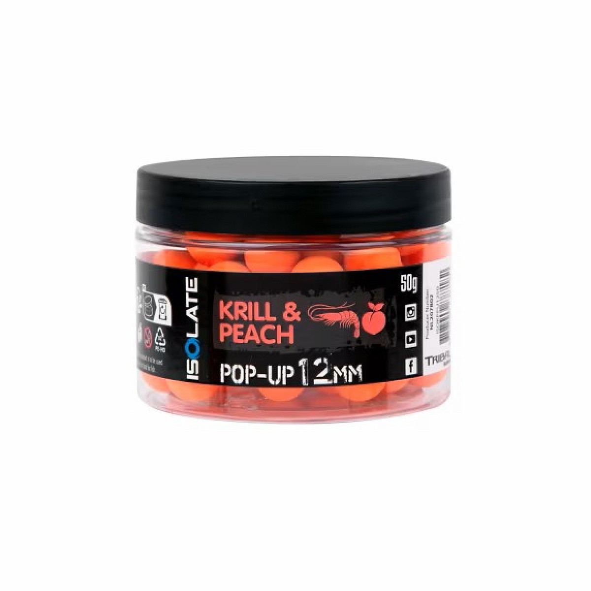 Shimano Tribal Isolate Pop-Up - Krill Peach size 12mm / 50g - MPN: ISOKPPU1250