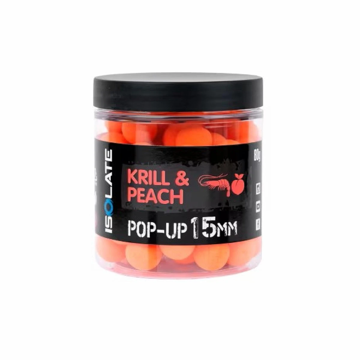 Shimano Tribal Isolate Pop-Up - Krill Peach mărimea 15mm / 80g - MPN: ISOKPPU1580 - EAN: 8717009887199