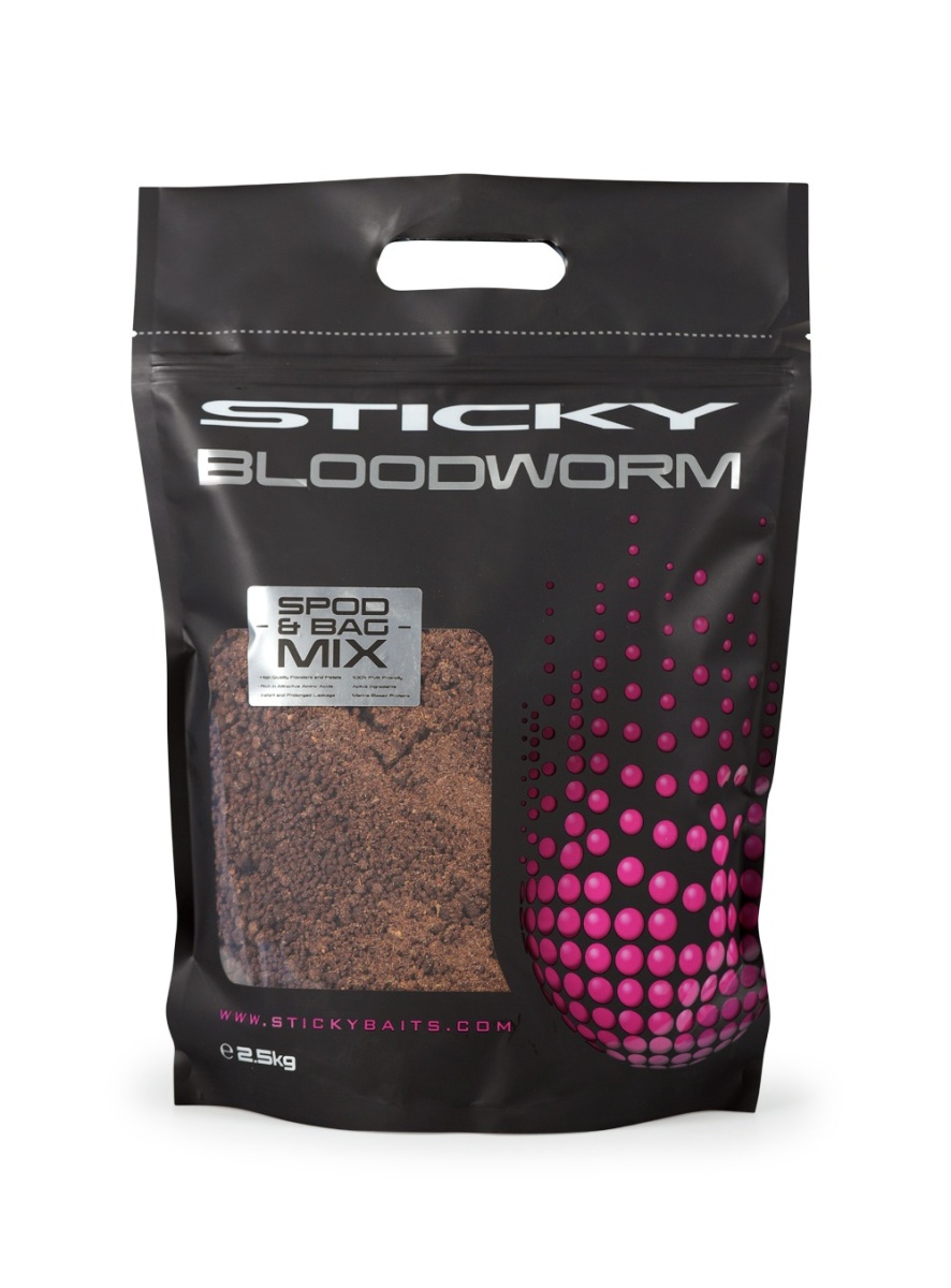 StickyBaits Bloodworm Spod & Bag Mixopakowanie 2.5kg - MPN: BSBM - EAN: 719833387768