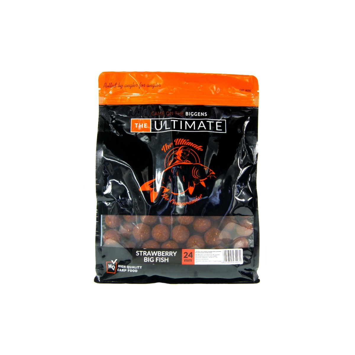 UltimateProducts Top Range Boilies - Strawberry Big Fishrozmiar 24 mm / 1 kg - EAN: 5903855434271