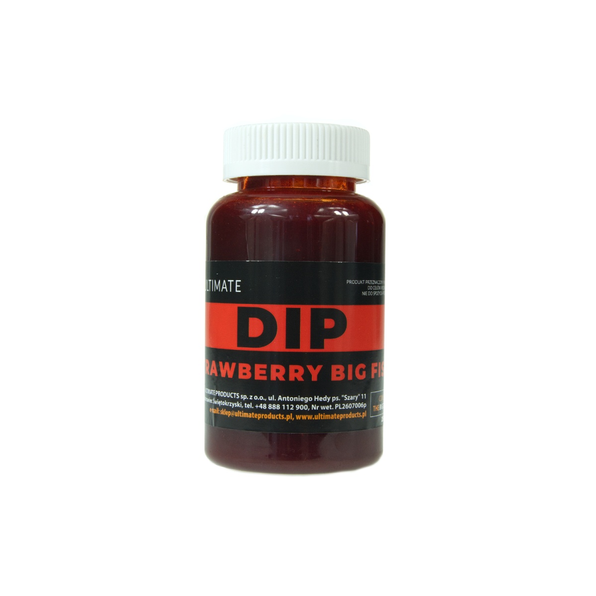 UltimateProducts Top Range Dip - Strawberry Big Fishopakowanie 250ml - EAN: 5903855434318