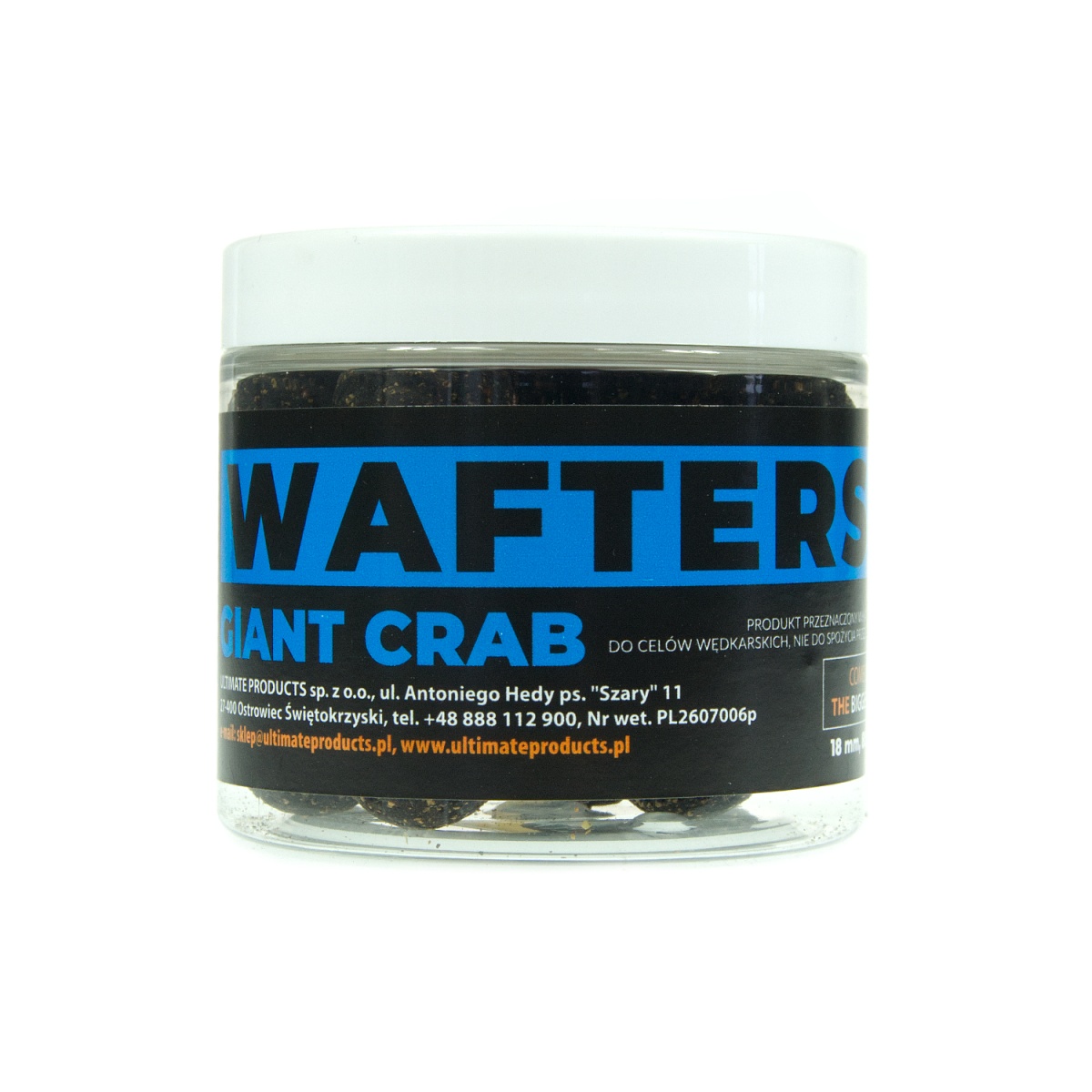 UltimateProducts Top Range Wafters - Giant Crabrozmiar 20 mm - EAN: 5903855434219